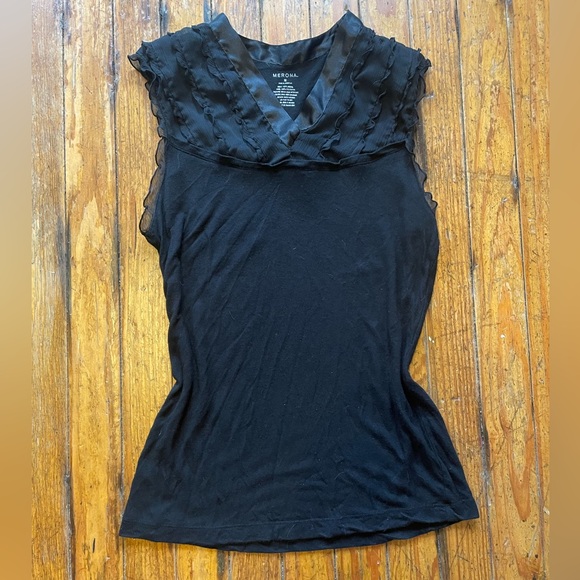 Gothic Ruffle Tank Top - Picture 2 of 4